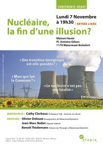 Conférence-débat "Nucléaire: la fin d'une illusion?" @ Maison Haute | Watermael-Boitsfort | Bruxelles | Belgique